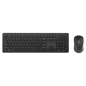 מקלדת ועכבר אלחוטי ASUS CW101 - רוסית / עברית / אנגלית, צבע שחור