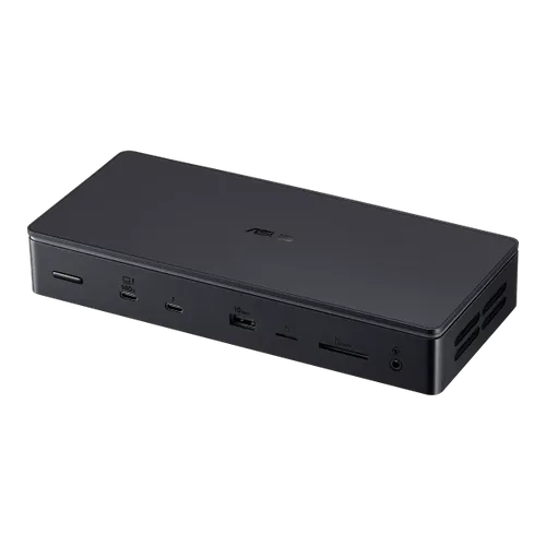 ASUS Master Thunderbolt 5 Dock DC510 תחנת עגינה מתקדמת 13-ב-1 עם תמיכה במסכי 4K, Thunderbolt 5 וחריץ SSD מובנה