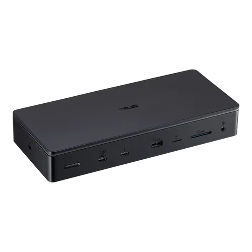 ASUS Master Thunderbolt 5 Dock DC510 תחנת עגינה מתקדמת 13-ב-1 עם תמיכה במסכי 4K, Thunderbolt 5 וחריץ SSD מובנה