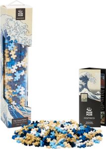 משחק הרכבה Plus-Plus 350 חלקים בהשראת הוקוסאי: הגל הגדול