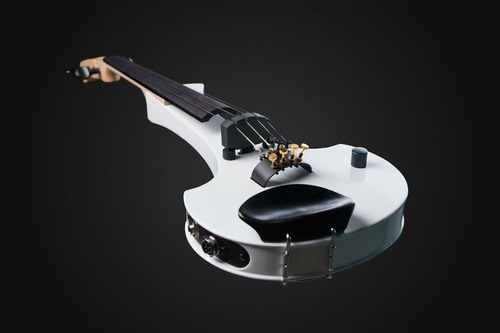 כינור חשמלי 4 מיתרים לבן CANTINI EARPHONIC ELECTRIC MID WH