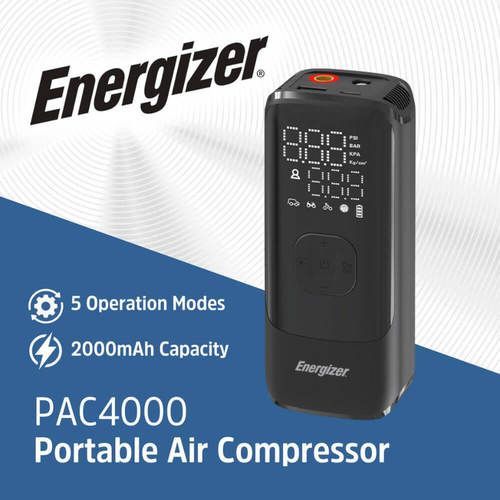 משאבת אוויר אלחוטית ניידת PAC4000 Energizer