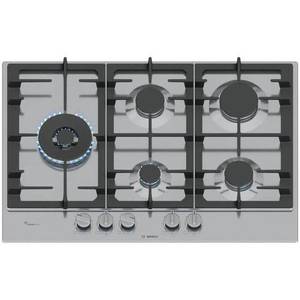 כיריים גז 5 להבות 75 ס"מ Bosch PCS7A5I90Y Serie 6 נירוסטה | ספרד בוש