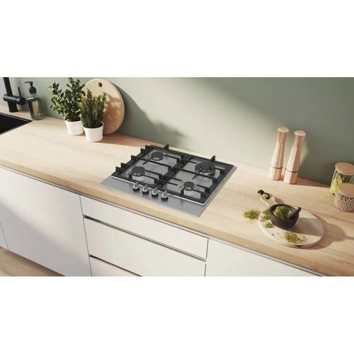 כיריים גז Bosch PCH6A5I90Y Serie 6 נירוסטה | ספרד בוש