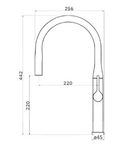 ברז מטבח הימלאיה רוז גולד  kag