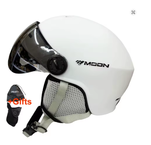 קסדת סקי מקצועית עם משקף - MOON SKI 350