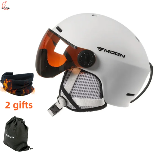 קסדת סקי מקצועית עם משקף - MOON SKI 350