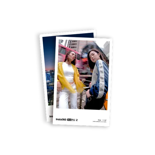 20 דפי תמונות למצלמה Insta360 Ace Pro 2 Photo Paper Cartridge