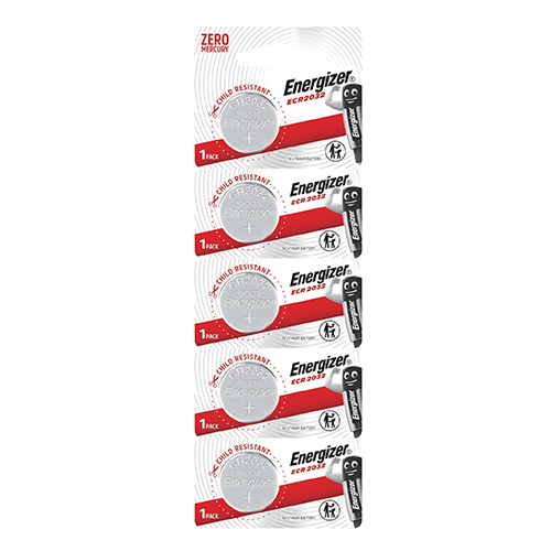סוללת ליתיום Energizer CR2032 באריזת 5 סוללות