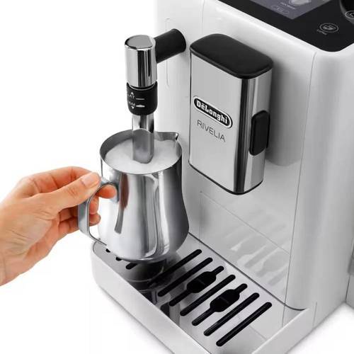 מכונת אספרסו אוטומטית Delonghi Rivelia EXAM440.35.W לבן דלונגי