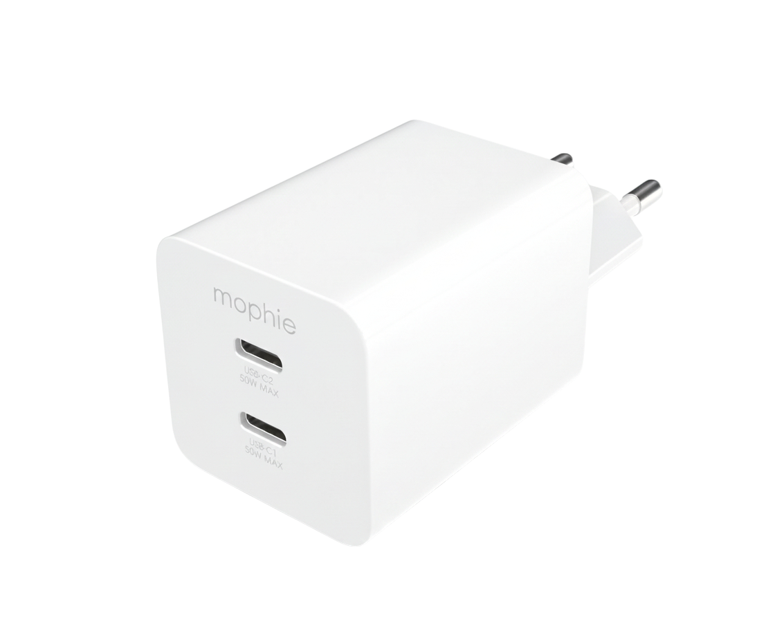 ראש מטען קיר כפול USB-C 50W