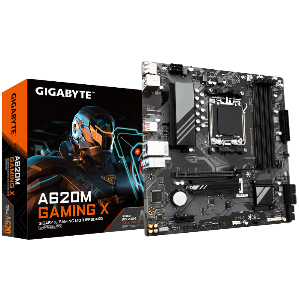לוח אם Gigabyte A620M GAMING X 2.0 AMD AM5 Micro-ATX