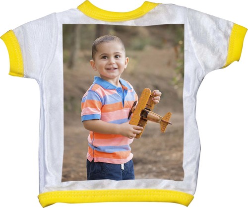 חולצה לרכב - צבע צהוב