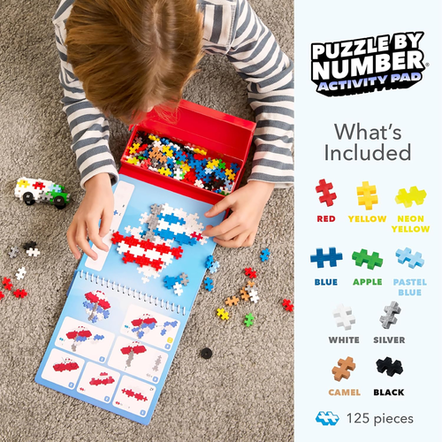 משחק הרכבה עם 125 חלקים לבניית 12 דגמים שטוחים או תלת מימדיים - כלי תחבורה 4
