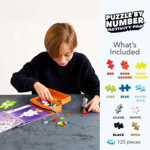 משחק הרכבה עם 125 חלקים לבניית 12 דגמים שטוחים או תלת מימדיים - חלל