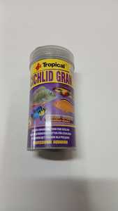מזון מגורען לדגי ציקלידים אוכלי כל ואוכלי בשר 250 מ"ל 
