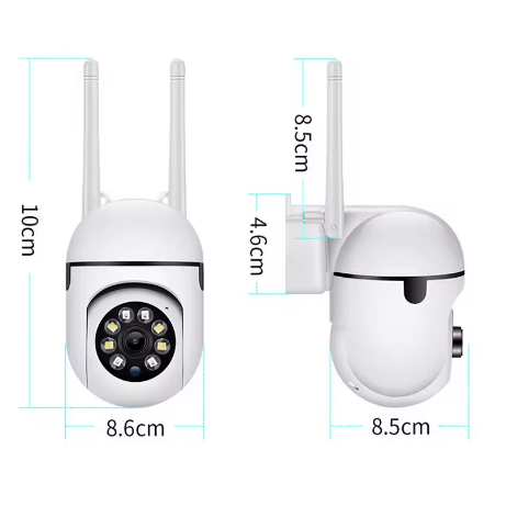 מצלמת אבטחה אלחוטית חכמה WIFI  4K 8MP