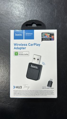 WIRELESS CARPLAY ADAPTER מתאם קארפליי לרכב HOCO HU3