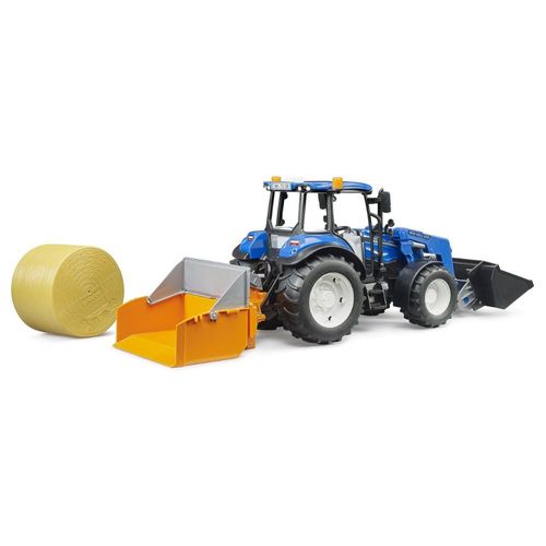 טרקטור ניו הולנד עם כף - Bruder New holland T5.120 2187