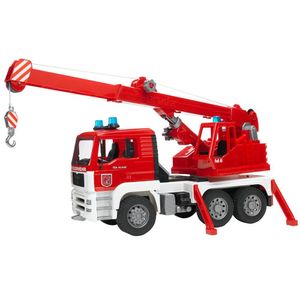 מנוף אדום MAN TGA+סירנה - BRUDER 02770