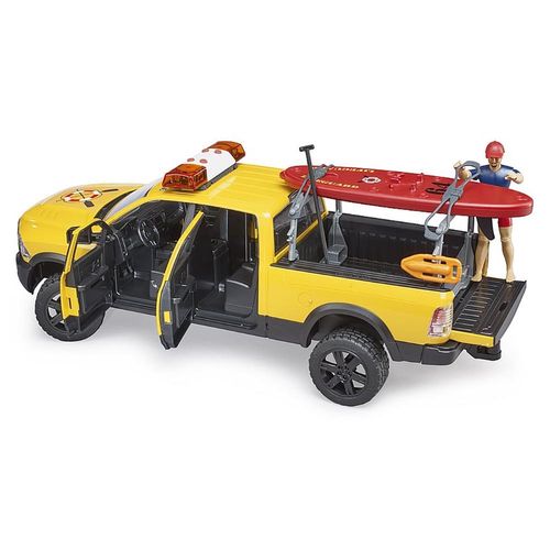 ג'יפ דודג' ראם 2500 הצלה + סאפ ומציל - BRUDER 02506 RAM