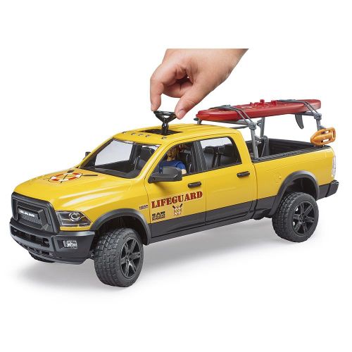 ג'יפ דודג' ראם 2500 הצלה + סאפ ומציל - BRUDER 02506 RAM
