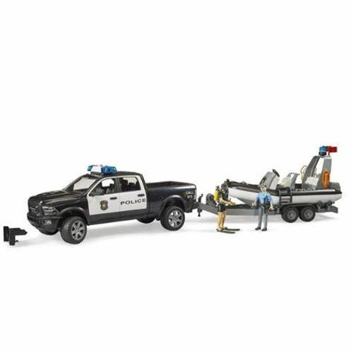 טרקטור גיפ RAM 2500 POWER WAGON - משטרה + סירת הצלה 2507