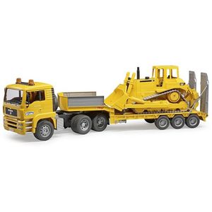 משאית גרר MAN עם בולדוזר D9 קאטרפילר - Bruder 01628