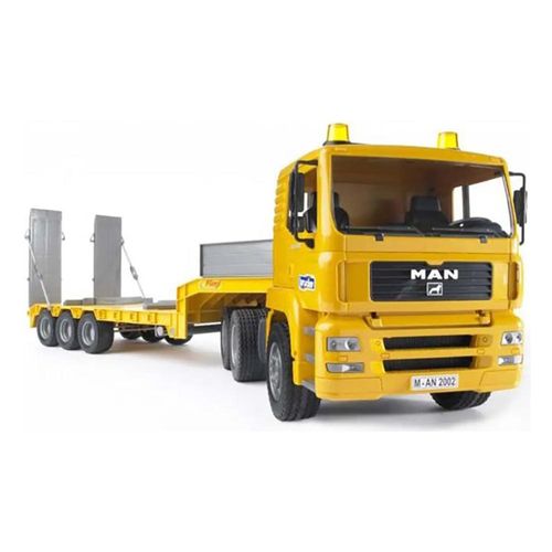 משאית גרר MAN עם בולדוזר D9 קאטרפילר - Bruder 01628