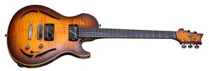 גיטרה חשמלית VIGIER G.V. Wood Hollow Body - Amber Matte Rw Chrome