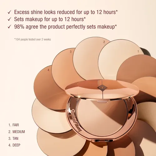 AIRBRUSH FLAWLESS FINISH פודרה דחוסה שרלוט