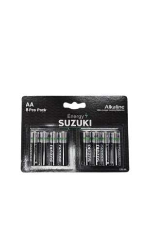סוללות AAA אלקליין SUZUKI ENERGY – מארז 8 יחידות LR03
