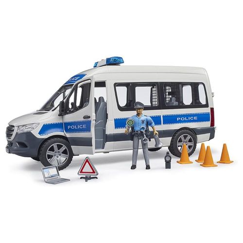 מיניבוס מרצדס זינזנה משטרה - Bruder 02683 Mercedes Benz Sprinter