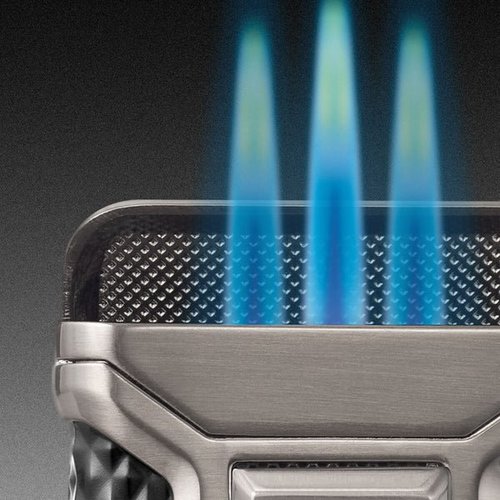 מצית סיגרים Colibri Ascari – Triple Jet עם קוצץ Punch כפול