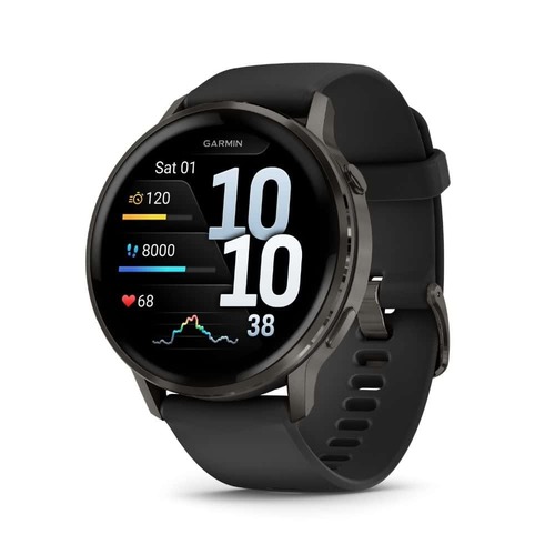 שעון ספורט חכם Garmin Venu 4 - 41mm Slate  בצבע שחור - אחריות יבואן רשמי רונלייט
