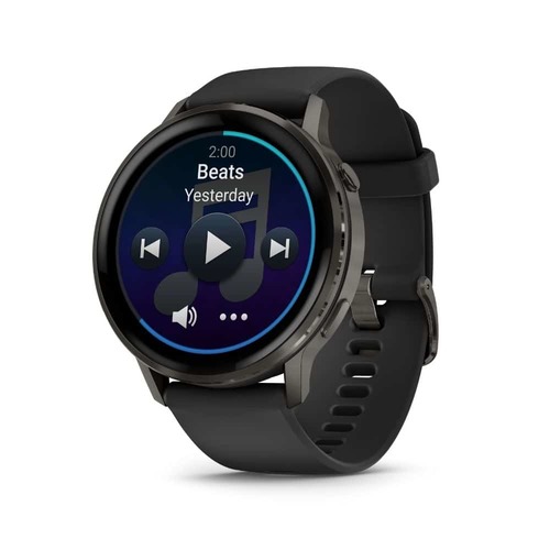 שעון ספורט חכם Garmin Venu 4 - 41mm Slate  בצבע שחור - אחריות יבואן רשמי רונלייט