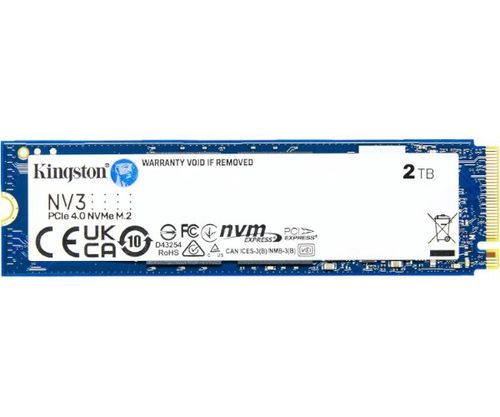 דיסק פנימי Kingston NV3 2TB NVME GEN 4.0 M.2 2280 6000/5000Mb/s