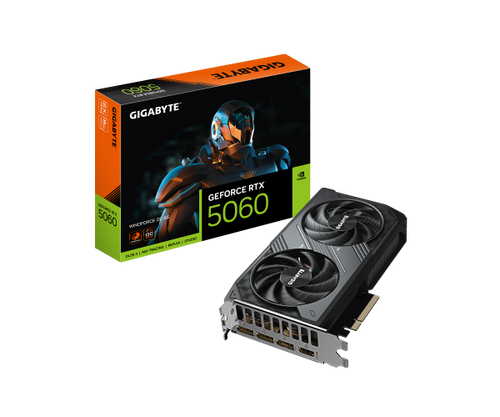 כרטיס מסך Gigabyte GeForce RTX 5060 WindForce 2 OC 8GB