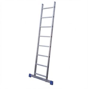 סולם נשען אלומיניום 16 שלבים עם מייצב T 4.52 מטר - TIANGIN JINMAO CE1X16