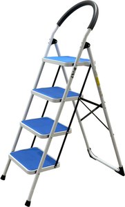 •סולם דרגש רחב מתקפל 4 שלבים גובה 95 ס