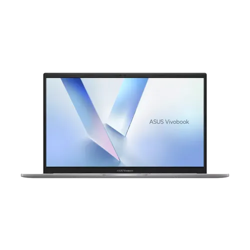 מחשב נייד ASUS Vivobook 17 בצבע כסוף עם מסך 17.3 אינץ Full HD, מעבד Intel Core 7-150U, זיכרון 16GB DDR5 ואחסון 1TB NVMe
