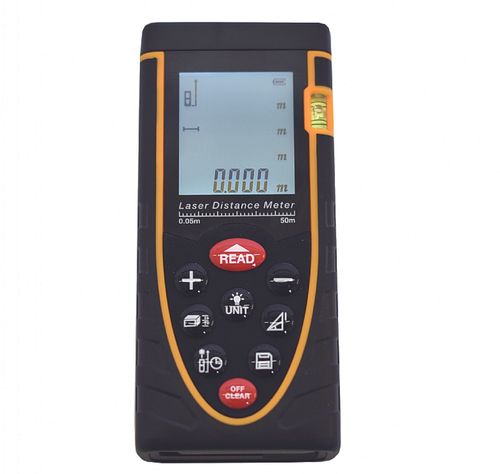 מד מרחק לייזר דיגיטלי 50 מטר - SHATAL LDM-50 פתרון מושלם לאנשי מקצוע ולשימוש ביתי