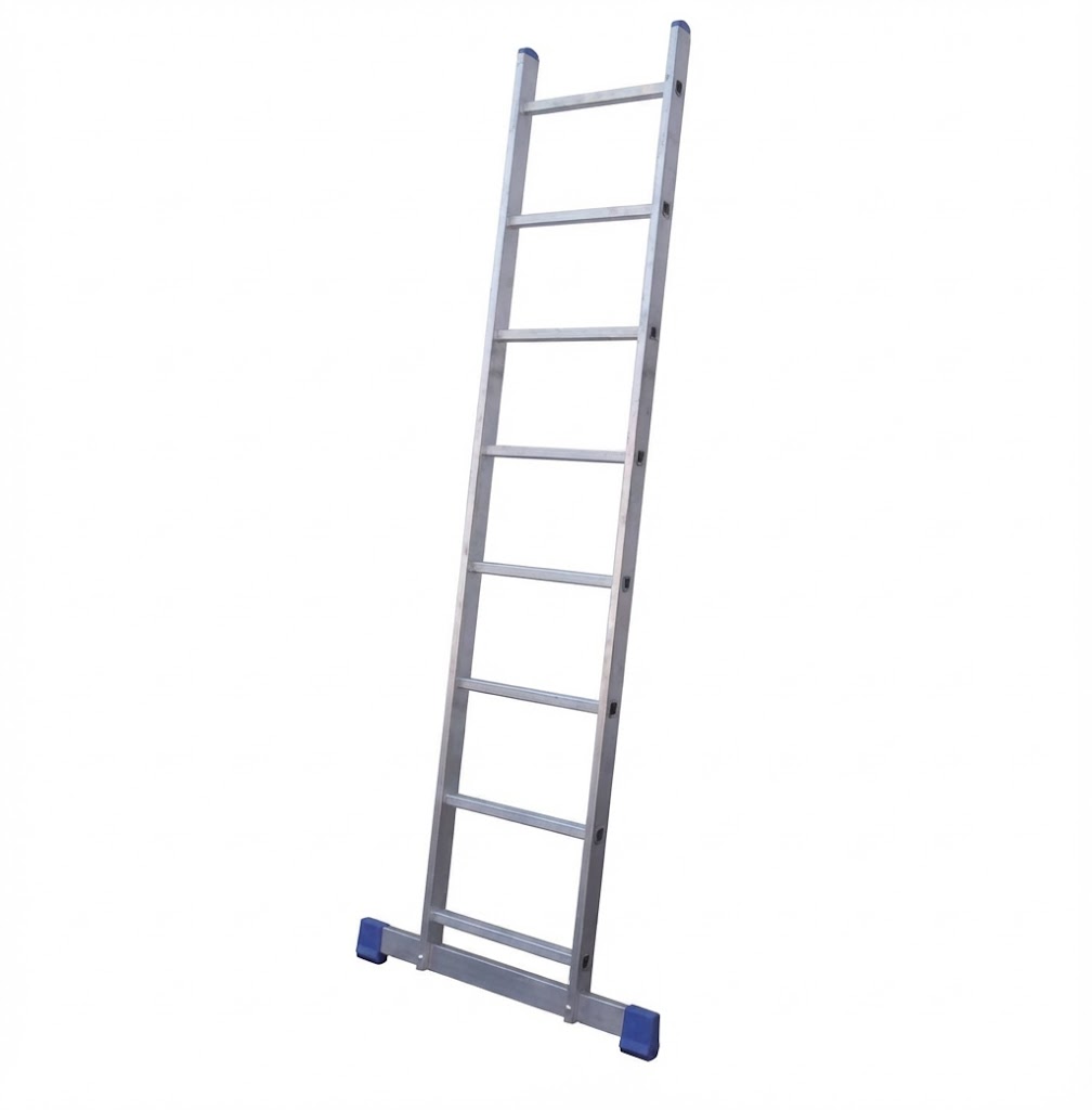 סולם נשען אלומיניום 16 שלבים עם מייצב T 4.52 מטר - TIANGIN JINMAO CE1X16