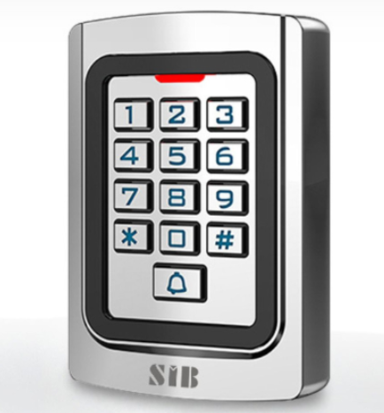 קודן מתכת לפתיחת דלת + קורא כרטיס לבקרת כניסה חוץ