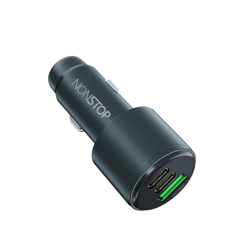 מטען רכב 3 יציאות NONSTOP PowerLine PD+QC 95W