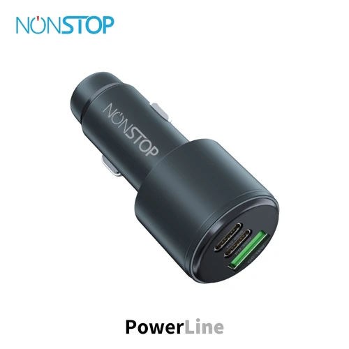 מטען רכב 3 יציאות NONSTOP PowerLine PD+QC 95W