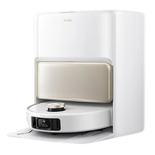 שואב אבק רובוטי שוטף כולל עמדת ריקון אוטומטי Mova מובה V50 Ultra Complete | יבואן רשמי 3 שנים אחריות