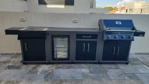ROGUE MODULAR KITCHEN – NAPOLEON דגם רוג 525  + יחידת מקרר + יחידות כיור + יחידת אחסון