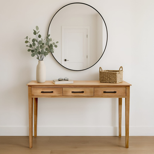 וינה - קונזולה עץ 3 מגירות | טבעי 