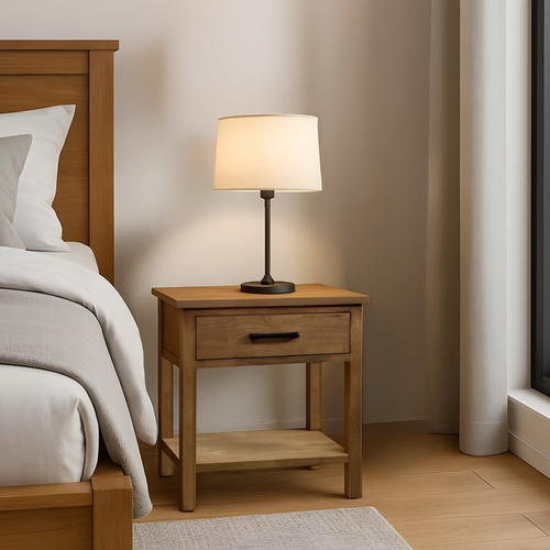 וינה - שידת עץ מגירה אחת | טבעי 